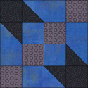 Road to Oklahoma quilt block www.dlstewart.com
